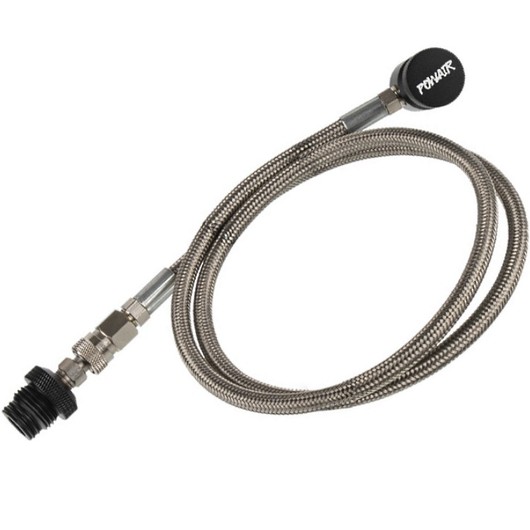Hadice-STRAIGHT HOSE PAINTBALL REMOTE SYSTEM (SILVER)
