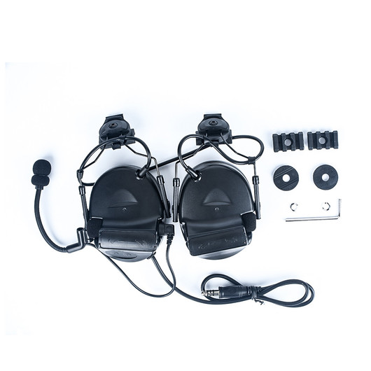 Helmy-Taktický headset Comtac II Basic s adaptérem na helmu - černý
