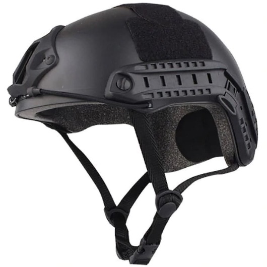 Helmy-FAST TACTICAL HELMET FOR PAINTBALL / AIRSOFT (BLACK)