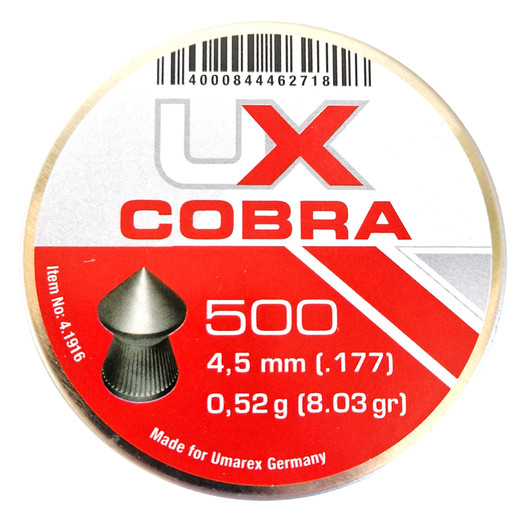 DIABOLO / BROKY BB-Diabolo Cobra 500ks cal.4,5mm