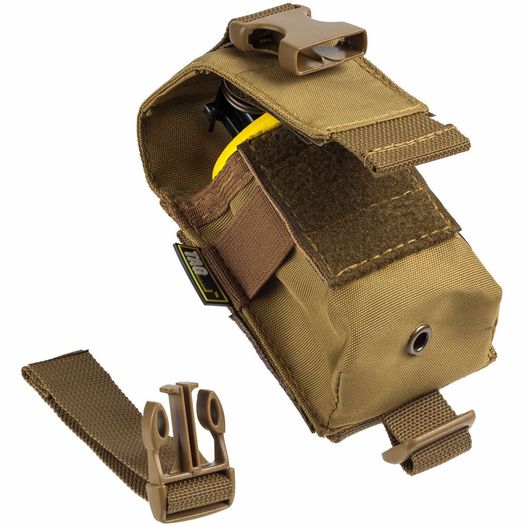 Sumky / Odhazováky-SINGLE GRENADE POUCH / HAND GRENADE POUCH (SINGLE) - COYOTE BROWN