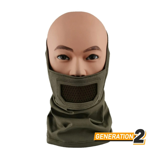 Masky drátěné-Ochranná maska Warrior Plus - Ranger Green